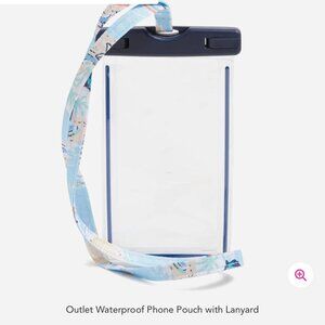 Vera Bradley Beach Treasures Waterproof Phone Pouch with Lanyard NWT